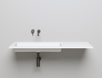 Раковина Salini MAREA 10 1802210MRF S-Stone в цвете по RAL, полувстраиваемая, матовая