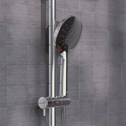 977000000 Jupiter, душ.система: верхн.душ 225 мм, ручн.душ 1 ф-ция 120 мм, штанга 1010 мм , Хром