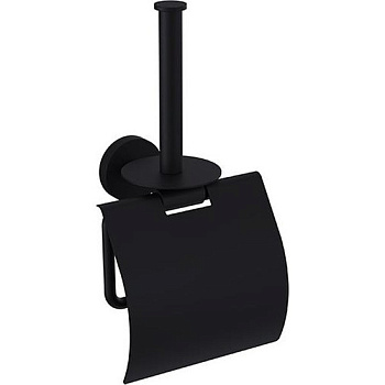 Бумагодержатель двойной в комплекте с креплением Piave черный мат. 3015-0021-AB, шт