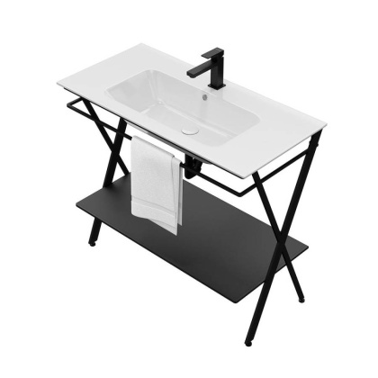 Металлическая структура PIANO Next напольная 95, черная матовая PIA.N.95\BLK