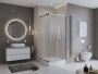 Душевой уголок BelBagno UNO-195-A-2-100-CH-CR Душевой уголок BelBagno UNO-195-A-2-100-CH-CR