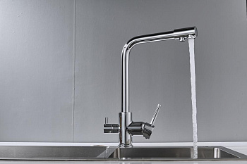 Смеситель для кухни латунь, хром S328 Смеситель для кухни латунь, хром S328