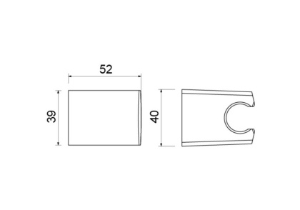 Держатель ручного душа AQUATEK AQ2403CR