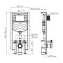 Vils 56TLT.010.ME.CH02 Система инсталляции для унитазов Vils 56TLT.010.ME.CH02 Система инсталляции для унитазов