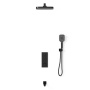 Душевой комплект VSFW-433T1MB встраиваемый, термостатический, 3 режима, черный