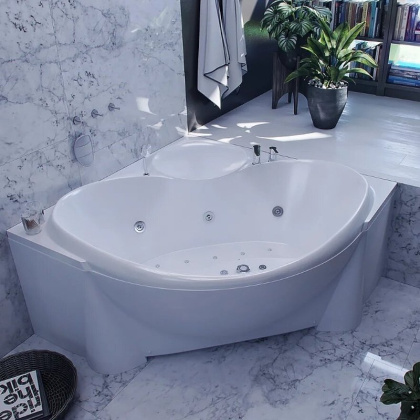 Ванна  Эпсилон пустая с фр.экр. (вклеенный каркас)