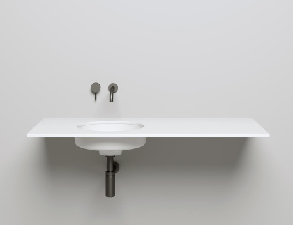 Раковина Salini MAREA 04 1802204MRF S-Stone покраска по RAL полностью, полувстраиваемая, матовая