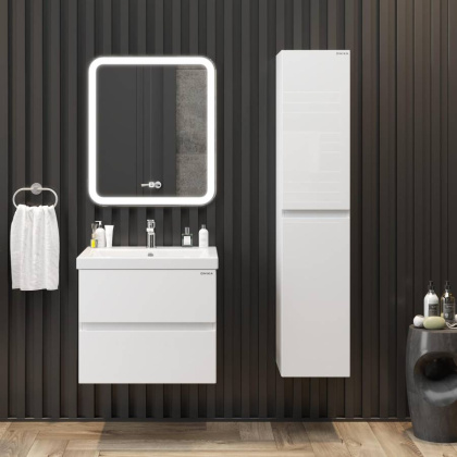 Пенал Onika Эвада 30 подвесной, белый, универсальный