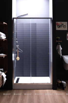 Душевая дверь Aquanet Alfa NAA6121 120, прозрачное стекло Душевая дверь Aquanet Alfa NAA6121 120, прозрачное стекло