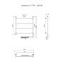 Полотенцесушитель Аспект эл ТЭН 1 60*50 (ЛЦ6)
