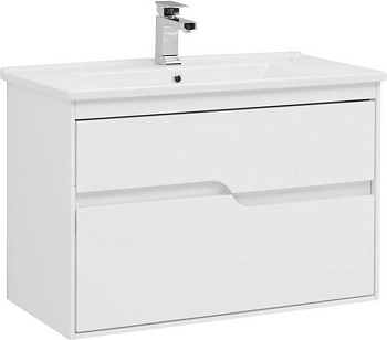 Тумба под раковину Aquanet Модена 85 белый
