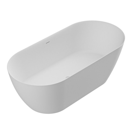 CZR-RELAX-150-75-57-SSB Ванна из искусственного камня Solid Surface 1500х750х570 Исполнение: Белый матовый  CZR-RELAX-150-75-57-SSB Ванна из искусственного камня Solid Surface 1500х750х570 Исполнение: Белый матовый