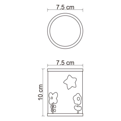 Lossa K-3428 Стакан для зубных щеток