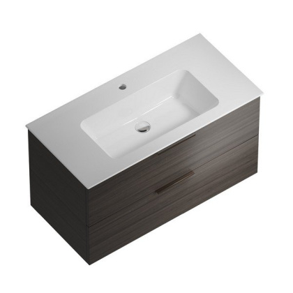 Тумба PIANO Forte подвесная с ящиками 95, дымчатый вяз PI.F.95\OLM