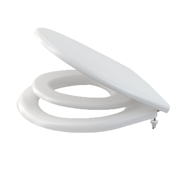 Сиденье для унитаза Дюропласт универсальное со встроенным вкладышем, 5,7х37,5х46,2 см, белое, A603 AlcaPlast