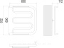Полотенцесушитель Terminus Фокстрот (1")600х600 Полотенцесушитель Terminus Фокстрот (1")600х600