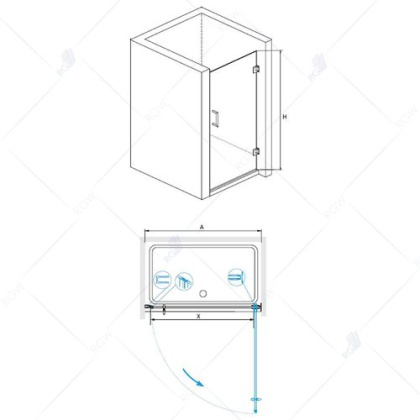 Душевая дверь RGW HO-011 350601109-11
