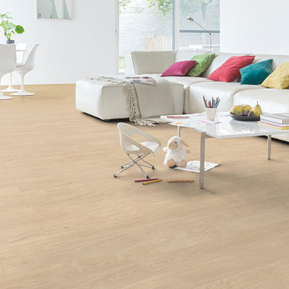 Виниловый ламинат Quick Step LIVYN Balance Glue Plus BAGP 40032 Дуб Светлый Отборный