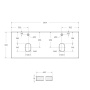Столешница из МДФ BelBagno EK-120-AS-BL-R Bianco Lucido Столешница из МДФ BelBagno EK-120-AS-BL-R Bianco Lucido