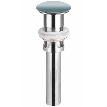 Донный клапан без перелива с керамической накладкой с системой "Click-Clack"