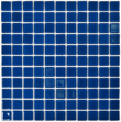 Мозаика стеклянная Deep blu (чип 4*25*25) 300*300(22шт-1.98м2), м2