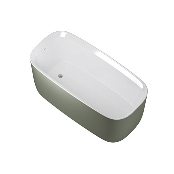 Акриловая ванна Allen Brau Infinity 170x78 2.21003.20/CGM белый глянец/цементно-серый, шт