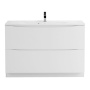 Тумба с раковиной напольная BelBagno MARINO 120 Bianco Lucido
