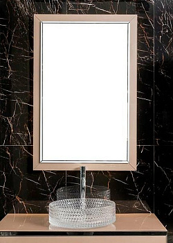 Зеркало Dolce Пыльная Роза 105x70см 567-Rose Boheme