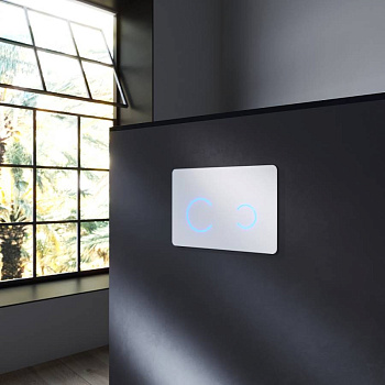 I0450B01 Touchless Pro, клавиша для инсталляции сенсорная бесконтактная, стекло, белый