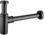 Сифон для раковины Paffoni ZACC240NKN никель черный брашированный