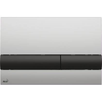 Кнопка управления для скрытых систем инсталляции, xром-мат/черный