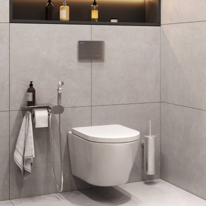 Набор подвесной унитаз с гигиеническим душем CK74H0403W