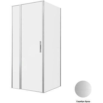 Душевой уголок Allen Brau Priority 90x90 3.31026.BA + 3.31044.BA серебро браш Душевой уголок Allen Brau Priority 90x90 3.31026.BA + 3.31044.BA серебро браш