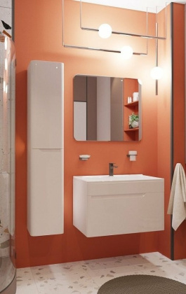 Пенал подвесной Kare Luxe левосторонний (ШхГхВ) 350х320х1747