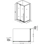 Душевой уголок Allen Brau Fantasy 120x90 3.11003-00 хром Душевой уголок Allen Brau Fantasy 120x90 3.11003-00 хром