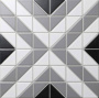 Керамическая мозаика, CUBE GREY, Albion