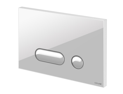 Клавиша смыва Cersanit Intera P-BU-INT_Wh Белая, Пластик