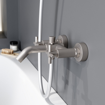 281000000_xxx Neo Classic Nickel, Смеситель Для ванны/душа