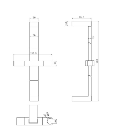 Штанга для душа, KD06