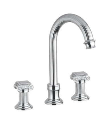 OLIMP-BLS2-A-03/24-Sw Смеситель на раковину на три отверстия, высокий, с донным клапаном, золото, ручки Swarovski OLIMP-BLS2-A-03/24-Sw Смеситель на раковину на три отверстия, высокий, с донным клапаном, золото, ручки Swarovski