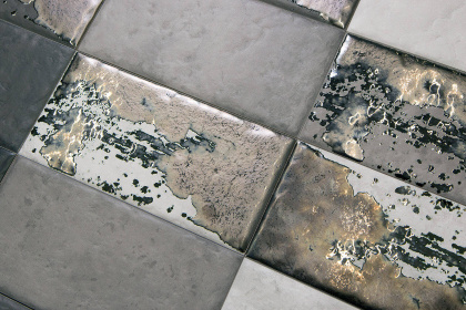 Декор TG\С04\19067 Граффити металл серый темный 9.9*20*8 (уп\38шт), шт