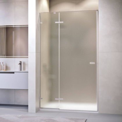 Душевая дверь 160*200 RGW SV-004 Хром/Матовое/8 мм (EasyClean)