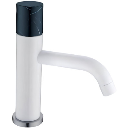 Смеситель STICK для умыв.низ. WHITE MRAMOR BLACK_Комплект