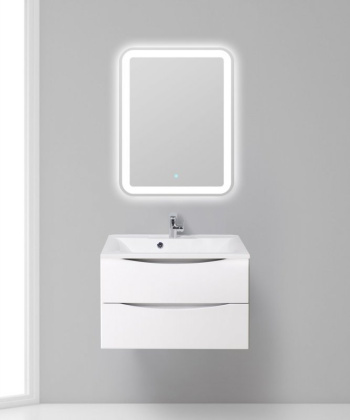 Тумба с раковиной подвесная BelBagno MARINO 75 Bianco Lucido, раковина белая Тумба с раковиной подвесная BelBagno MARINO 75 Bianco Lucido, раковина белая