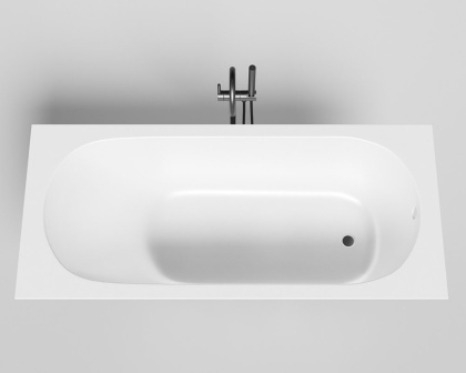 Ванна из литьевого мрамора Salini Ornella Kit 170х70 102413M матовая Ванна из литьевого мрамора Salini Ornella Kit 170х70 102413M матовая