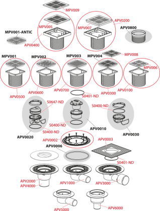 Сливной трап 150×150/50 мм боковой сток, решетка серая, гидрозатвор мокрый Сливной трап 150×150/50 мм боковой сток, решетка серая, гидрозатвор мокрый