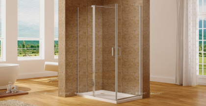 Душевой уголок Aquanet Cinetic 120х90,прозрачное стекло (AE12-N-120H190U-CT + AE12-N-90H190U-CT) Душевой уголок Aquanet Cinetic 120х90,прозрачное стекло (AE12-N-120H190U-CT + AE12-N-90H190U-CT)