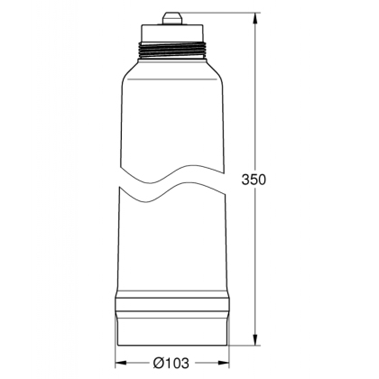 Фильтр для GROHE Blue и GROHE Red, L-Size, 2500 л., (40412001)