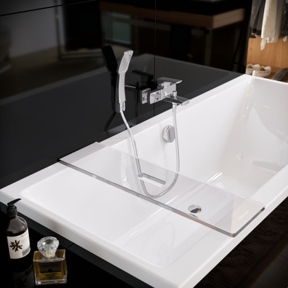Полка для ванны Excellent Zen DOEX.1101.750.TR Прозрачная Полка для ванны Excellent Zen DOEX.1101.750.TR Прозрачная
