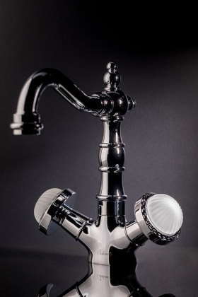 Смеситель для умывальника, высокий_Комплект